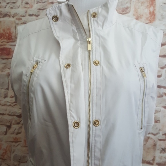 New Jones New York Cream Utility Vest - Picture 5 of 7